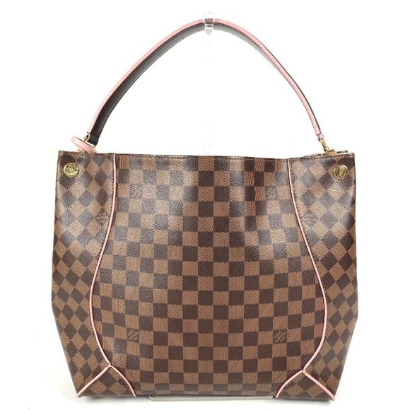 LOUIS VUITTON N41556 Kaisa Hobo Kaisa Shoulder Bag Damier Canvas Ebene Brown - Picture 2 of 16